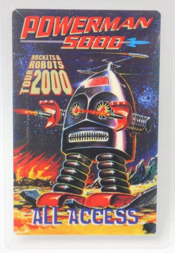 Biglietti: Powerman 2000 All Acess Backstage Pass Roboter Thunder – Nuovo (secondo la descrizione) da Eschenbach SG venduto da Astalavista