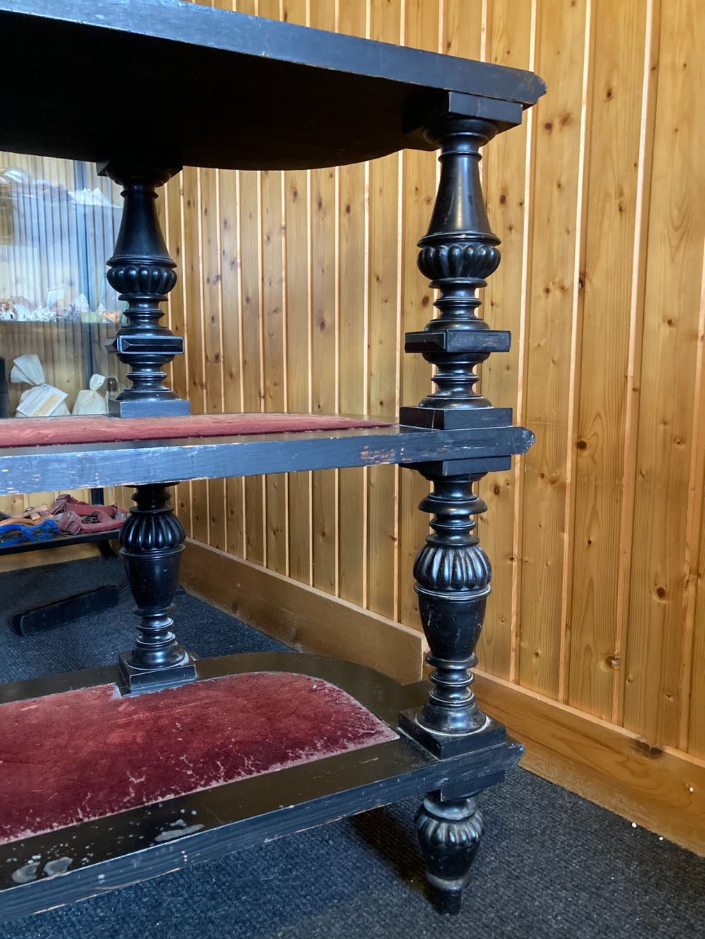 Étagères: altes schwarzes Sideboard / Regal – D'occasion à Marbach LU par Hoheduene 5
