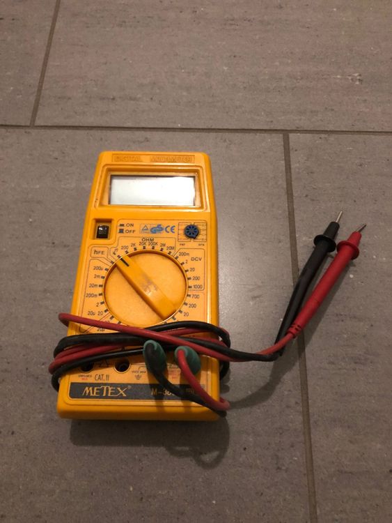 METEX Digital Multimeter (Voltmeter) inkl. Messleitungen (Gebraucht) in ...