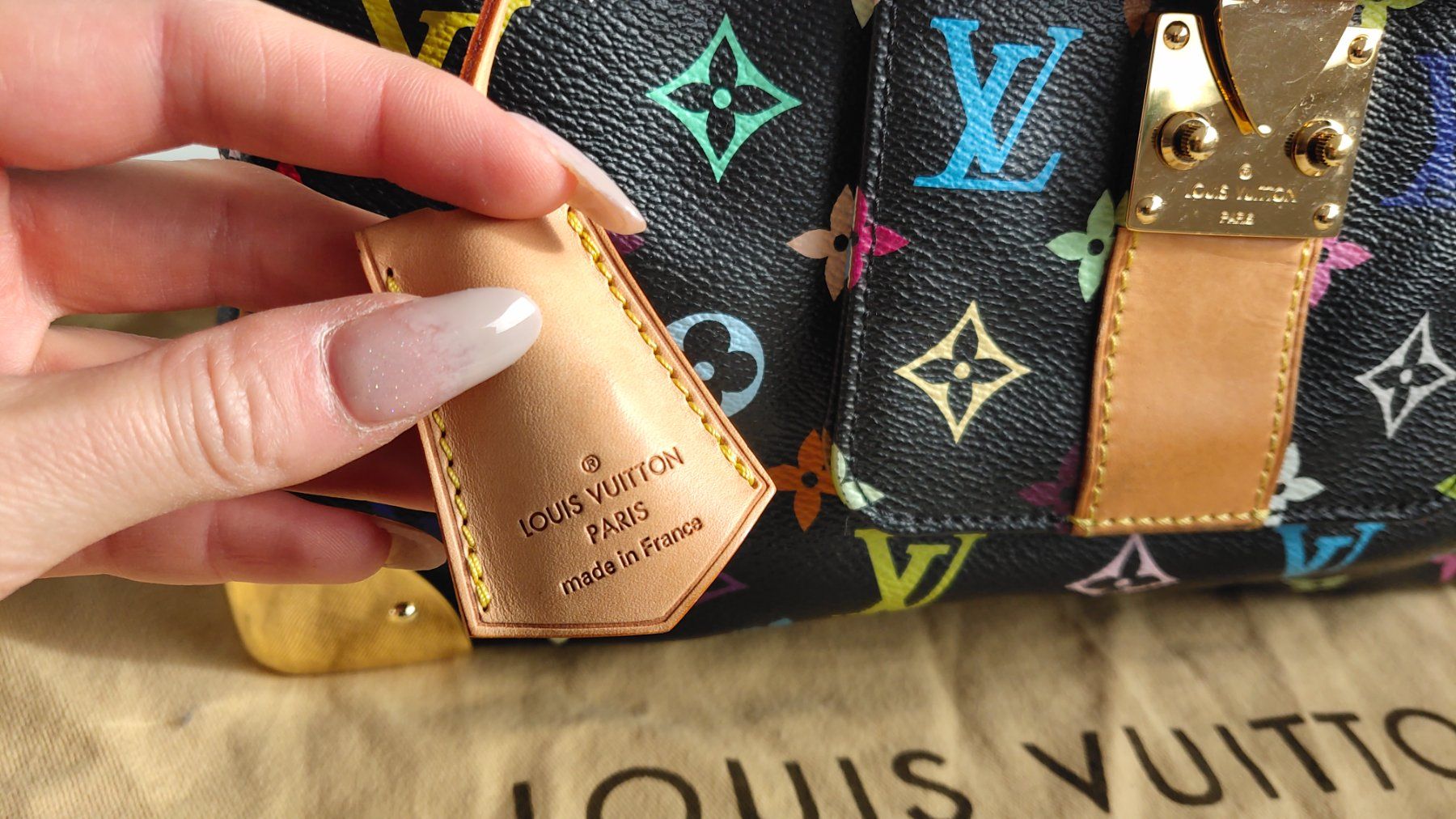 Louis Vuitton Borse: Louis Vuitton Multicolor Speedy 30 schwarz – Usato da Meilen venduto da Aphrodite87 2