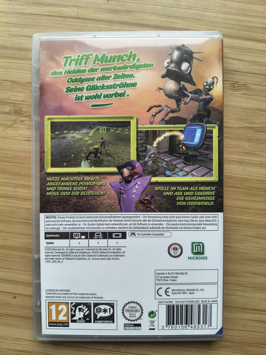 Giochi: Oddworld: Munch's Oddysee (Switch) – Usato da Riedholz venduto da ste_96cd 1