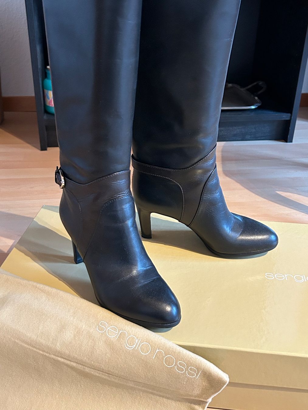 Sergio Rossi Scarpe da donna: Sergio Rossi bottes – Nuovo (secondo la descrizione) da Burgdorf venduto da nat_kfq5 3