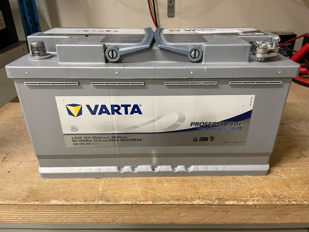 Varta LA95 AGM 95AH Batterie | Kaufen auf Ricardo