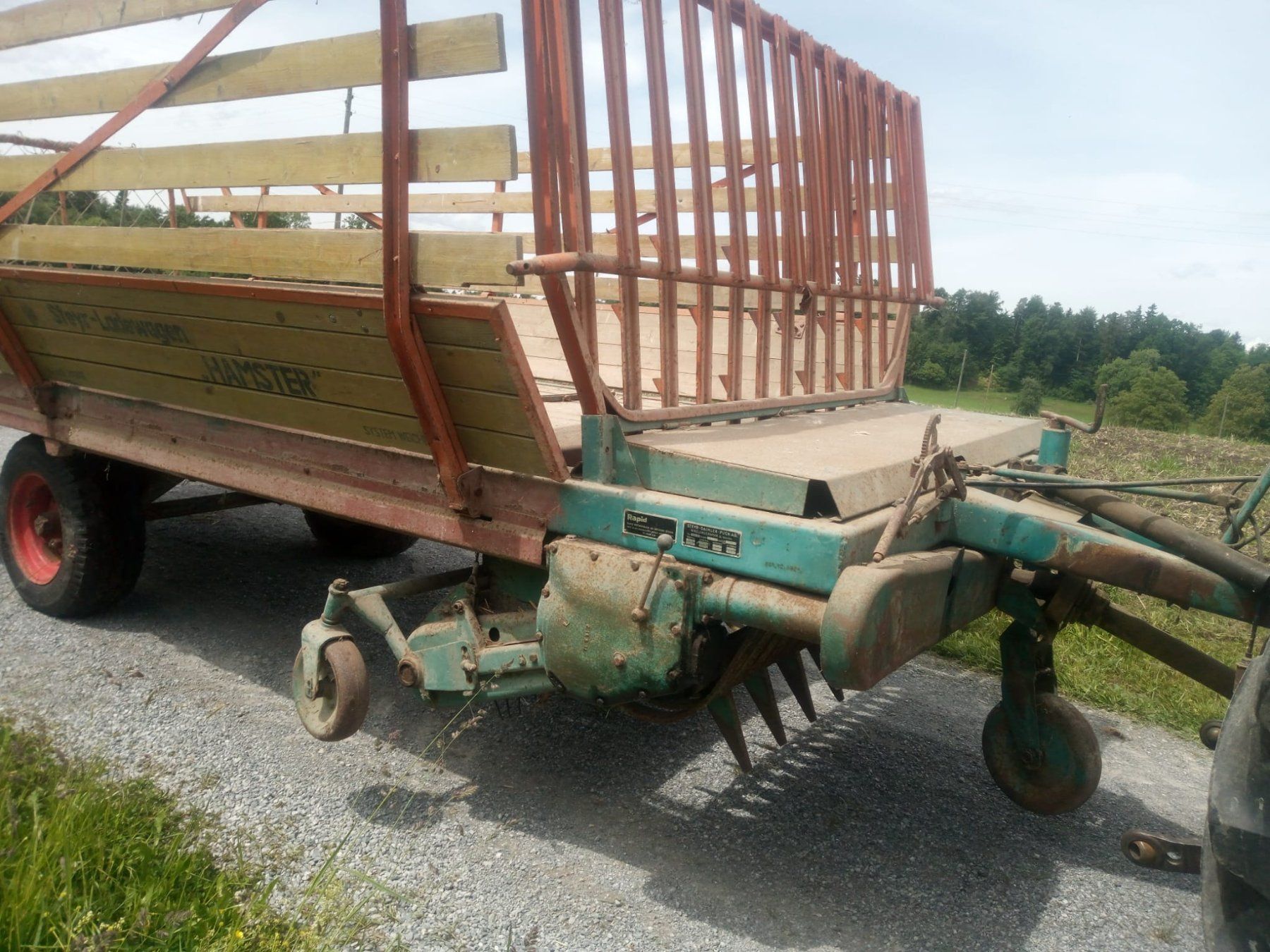 Tutte le macchine: Steyr Ladewagen Hamster – Usato da Mönchaltorf venduto da Tschibi 8