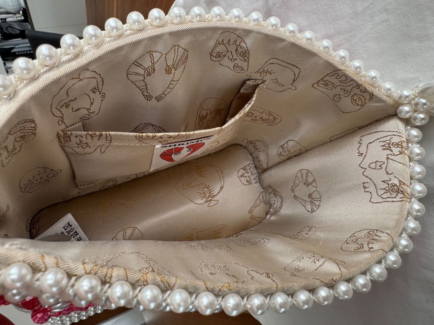 Borse da donna: Shrimps Ida Designer Perlen Tasche Pink Weiss – Nuovo (secondo la descrizione) da Cham venduto da Maya.B. 5