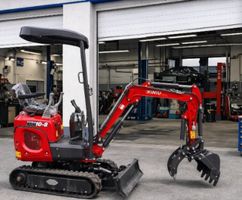 Bagger mini Bagger Zwei Jahres Garantie & 6x Anbaugerät