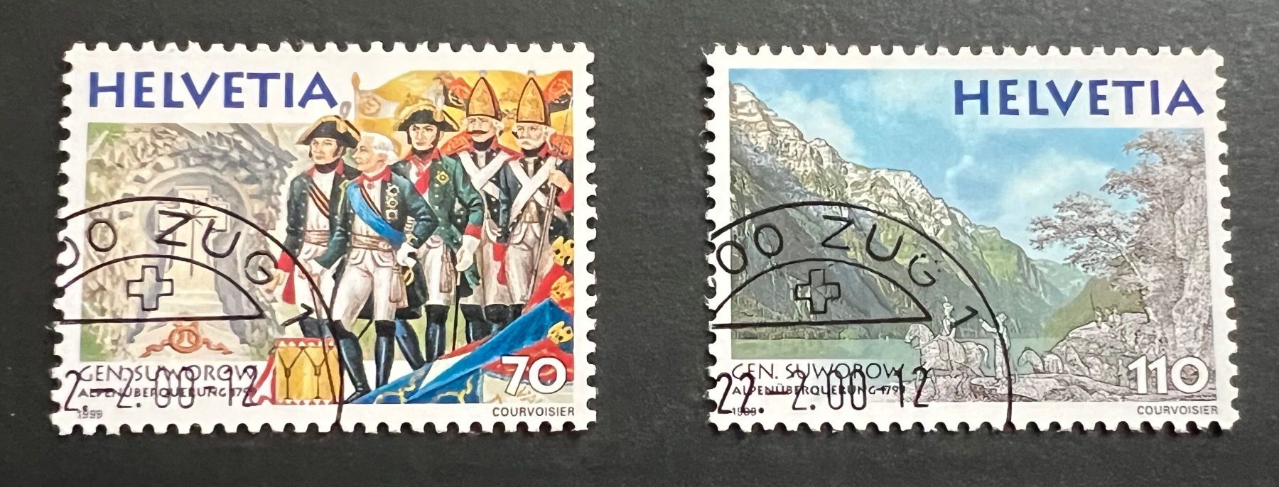 Tutti i francobolli: CH-Marken gestempelt 1999 – Nuovo (secondo la descrizione) da Hünenberg See venduto da wer_5286