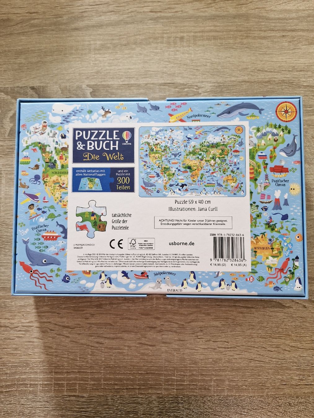 Puzzles: Puzzle & Buch Die Welt – Neu (gemäss Beschreibung) aus Luterbach von martinagl83 1