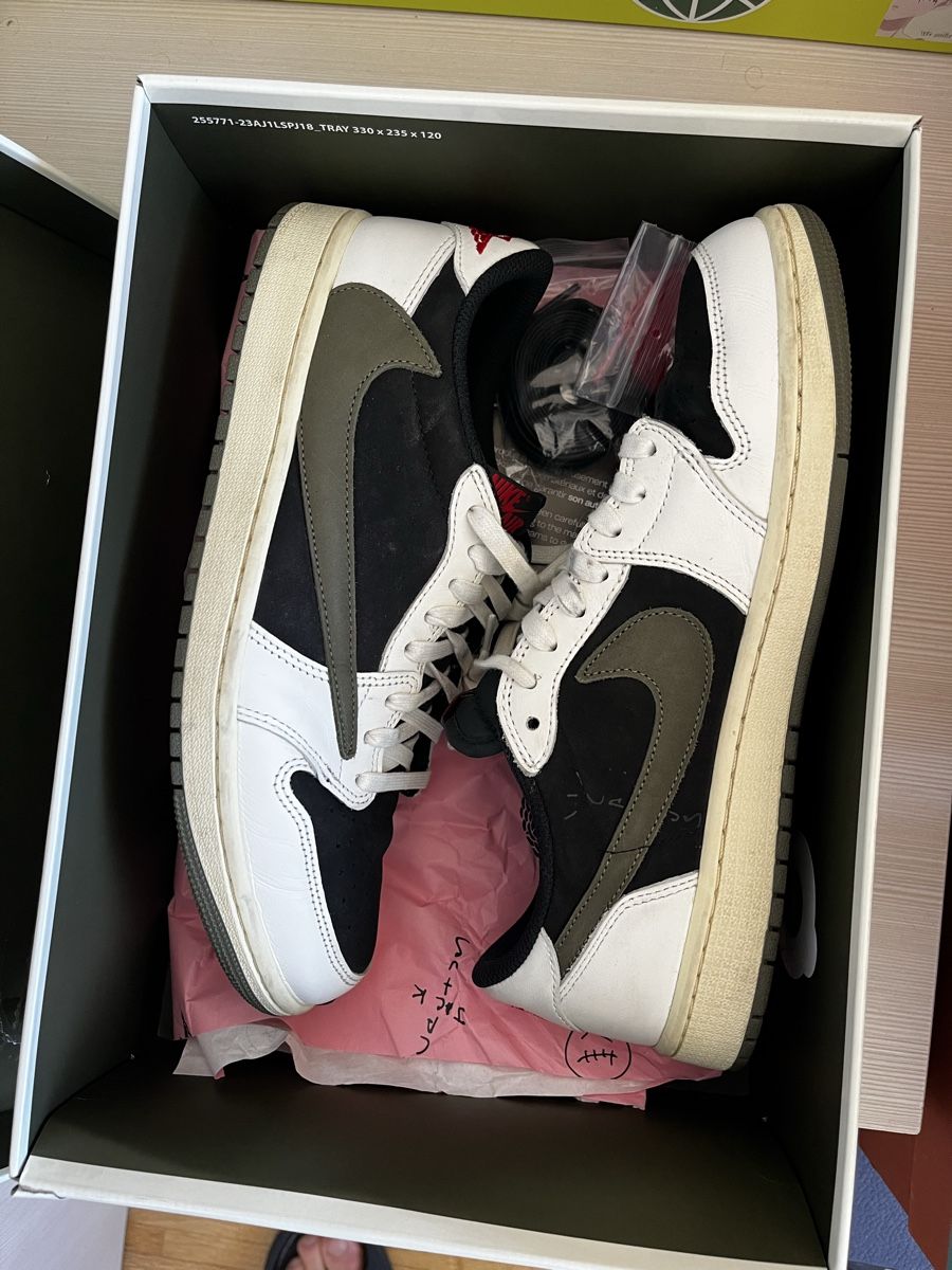 Jordan Herrenschuhe: Jordan 1 Travis Scotr Olive OG – Gebraucht aus Genève von 3M_JR
