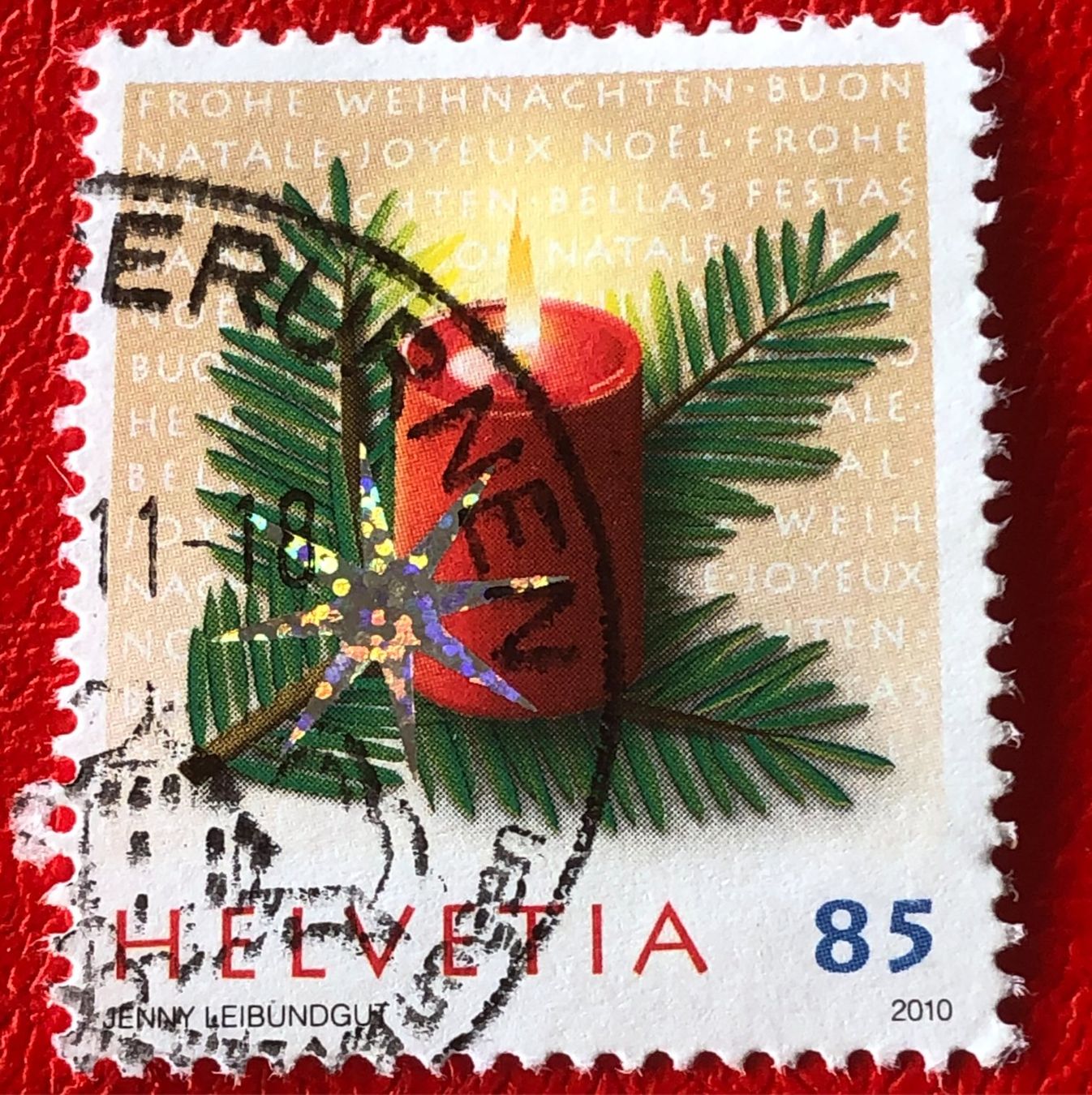 Tutti i francobolli: Nr.1373  Kerze 2010 mit Stempel    – Usato da Aarau venduto da Billa007