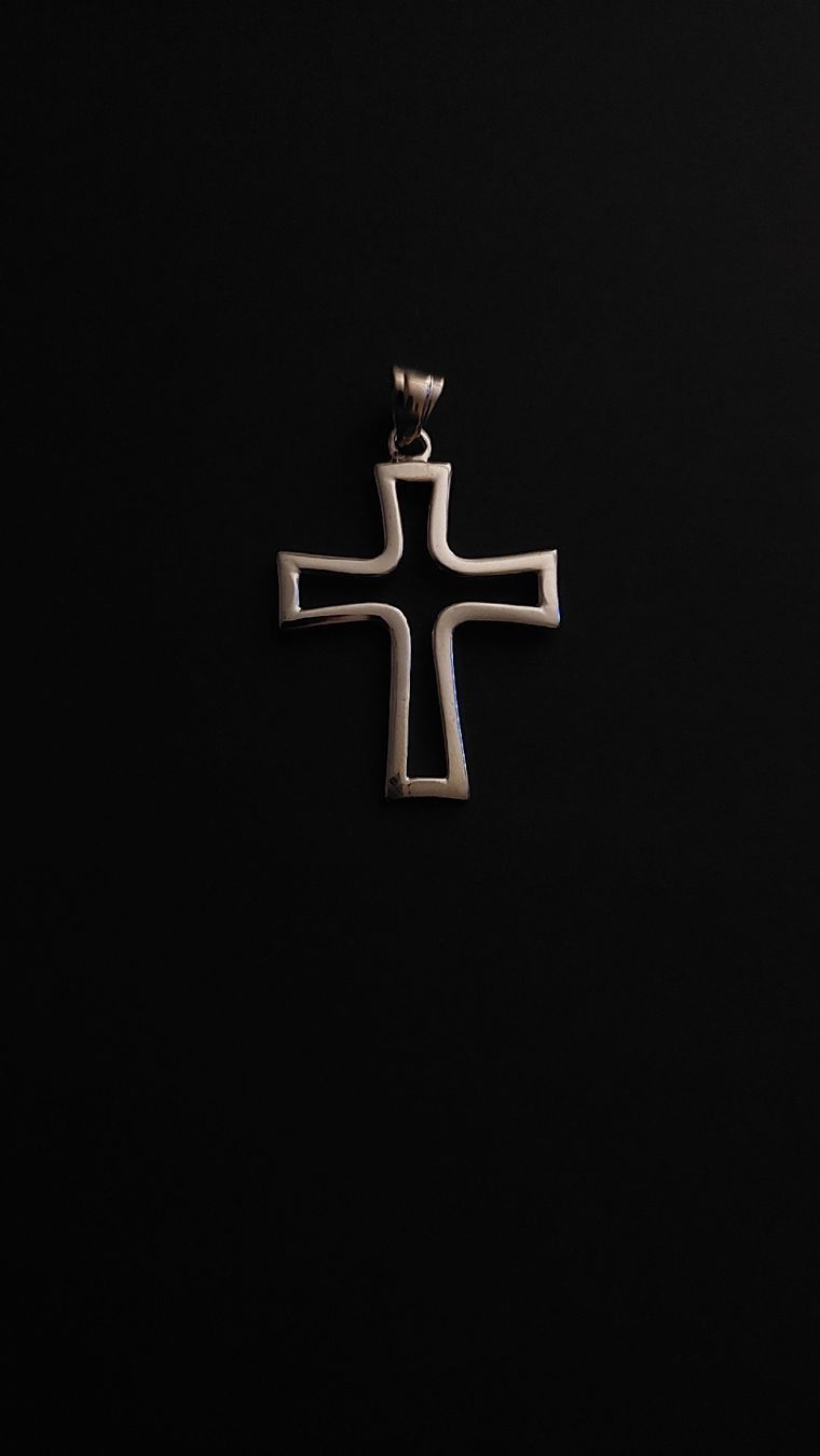 Ciondoli: Kreuz Anhänger, 925 Silber, Neu – Nuovo e nell'imballaggio originale da Zürich venduto da Rose-Black