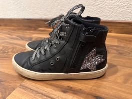Geox Respira Schwarz mit Glitzerstern, Gr. 37