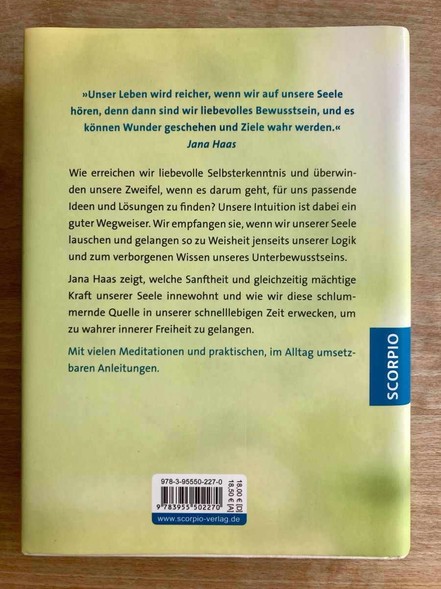 Bücher: Das Seelenhören. Von Jans Haas – Gebraucht aus Zürich von heyjey 1