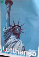 Lufthansa New York Freiheitsstatue Poster