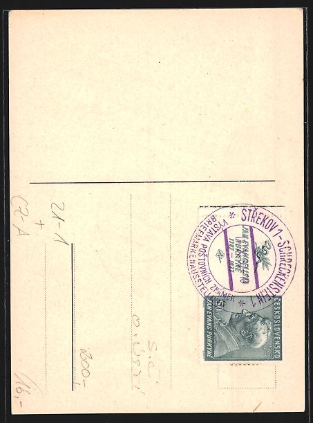 Cartoline postali: Schreckenstein, Erste Breifmarken-Werbes – Usato da Berlin venduto da bartko-reher 1