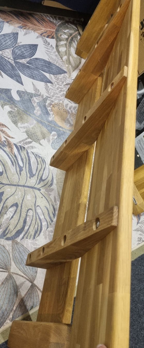 Letti: Bettgestell aus massivem Eichenholz mit Lattenrost,160x200cm – Usato da Walenstadtberg venduto da NC_IDEENwerkstatt 3