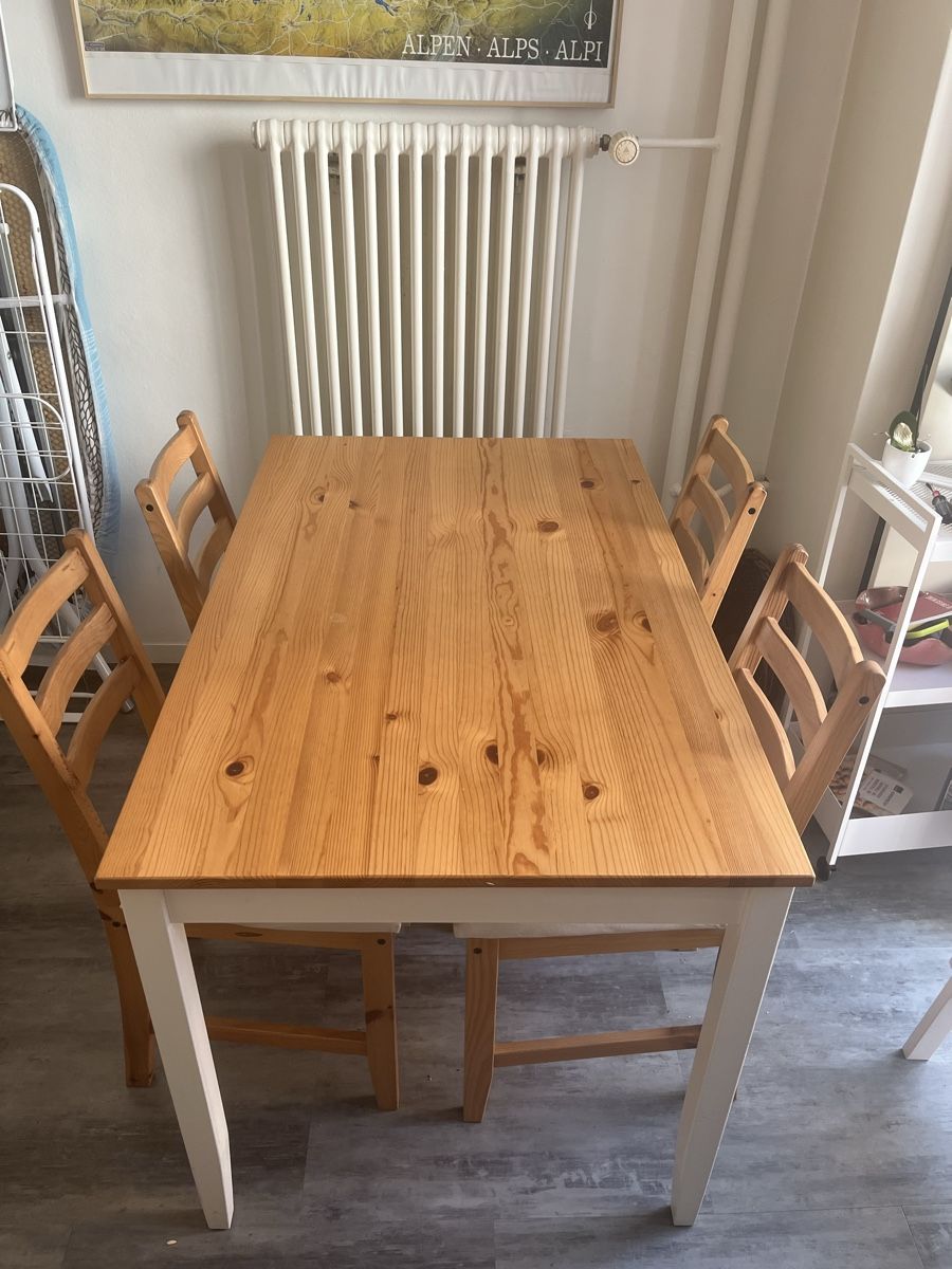 Ikea Tischset: Kitchen table IKEA LERHAMN – Gebraucht aus Genève von ang_5v9z