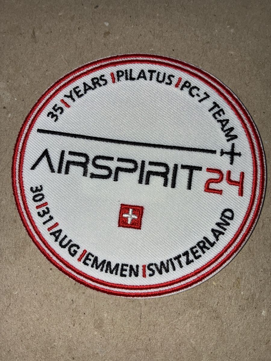 Schweizer Armee Toppe: Patch airspirit 24 – Nuovo (secondo la descrizione) da Oberiberg venduto da reimet