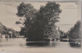 THUN  -  Die Aare - Insel