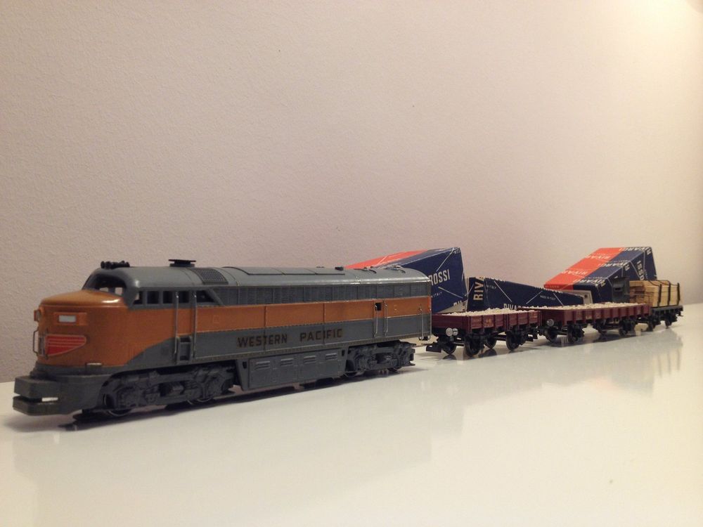 Locomotive Rivarossi Norfolk And Western 2197 - Jouet Ancien Miniature, Italie