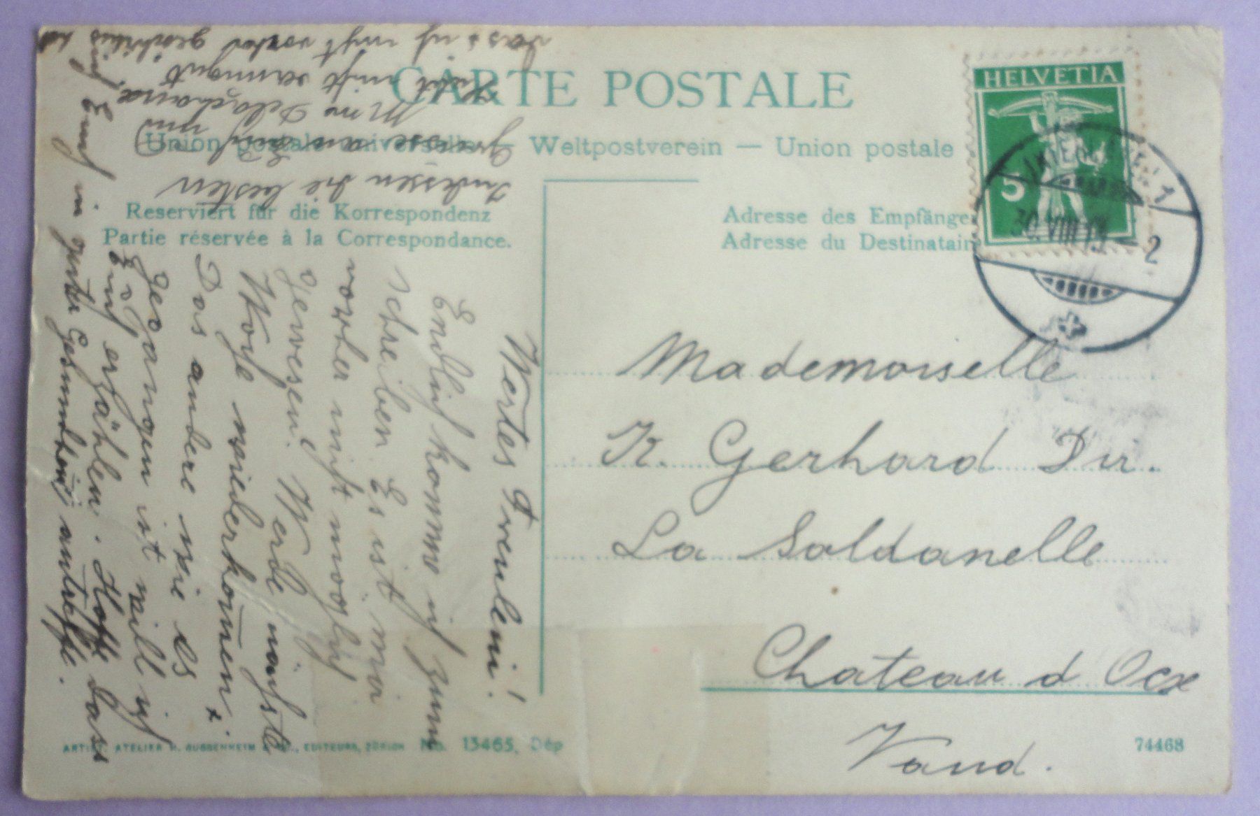 Cartoline postali: Ringgenberg - Brienzersee – Difettoso da Fétigny venduto da Billy2miny 1