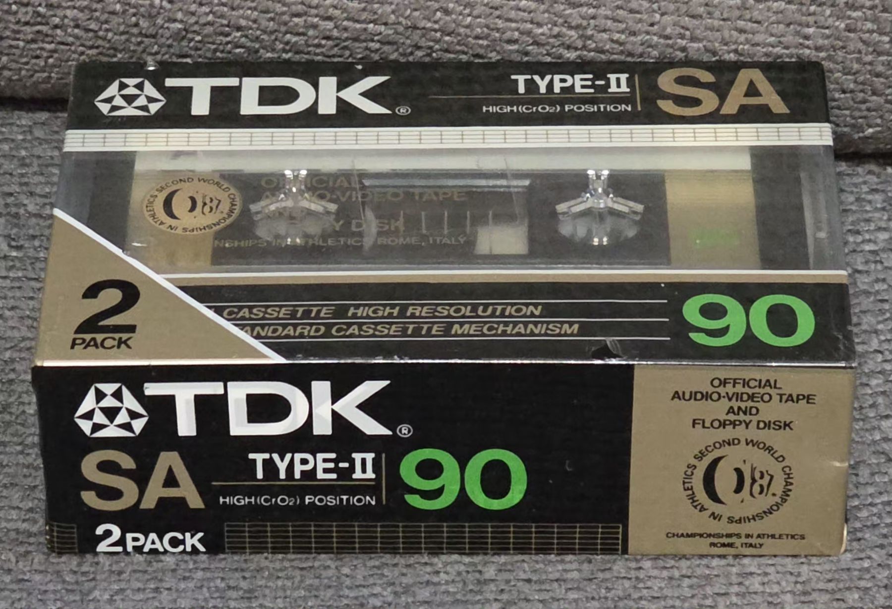 Cassettes audio: DUO cassettes TDK"SA90"de 1985 – Neuf avec emballage d'origine à LAUSANNE par Mistersound 1