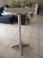 Stehtisch Aluminium rund