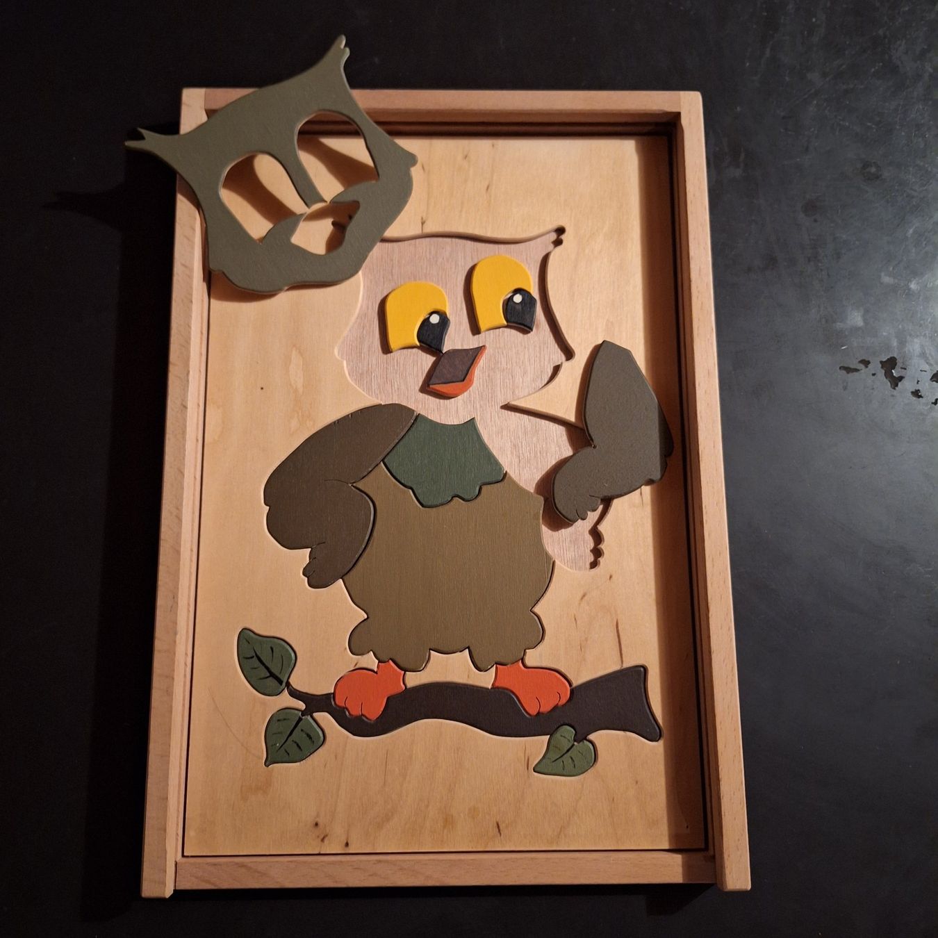 Puzzle: Holzpuzzle Eule 16-teilg. – Nuovo (secondo la descrizione) da Opfikon venduto da Carslo5 1