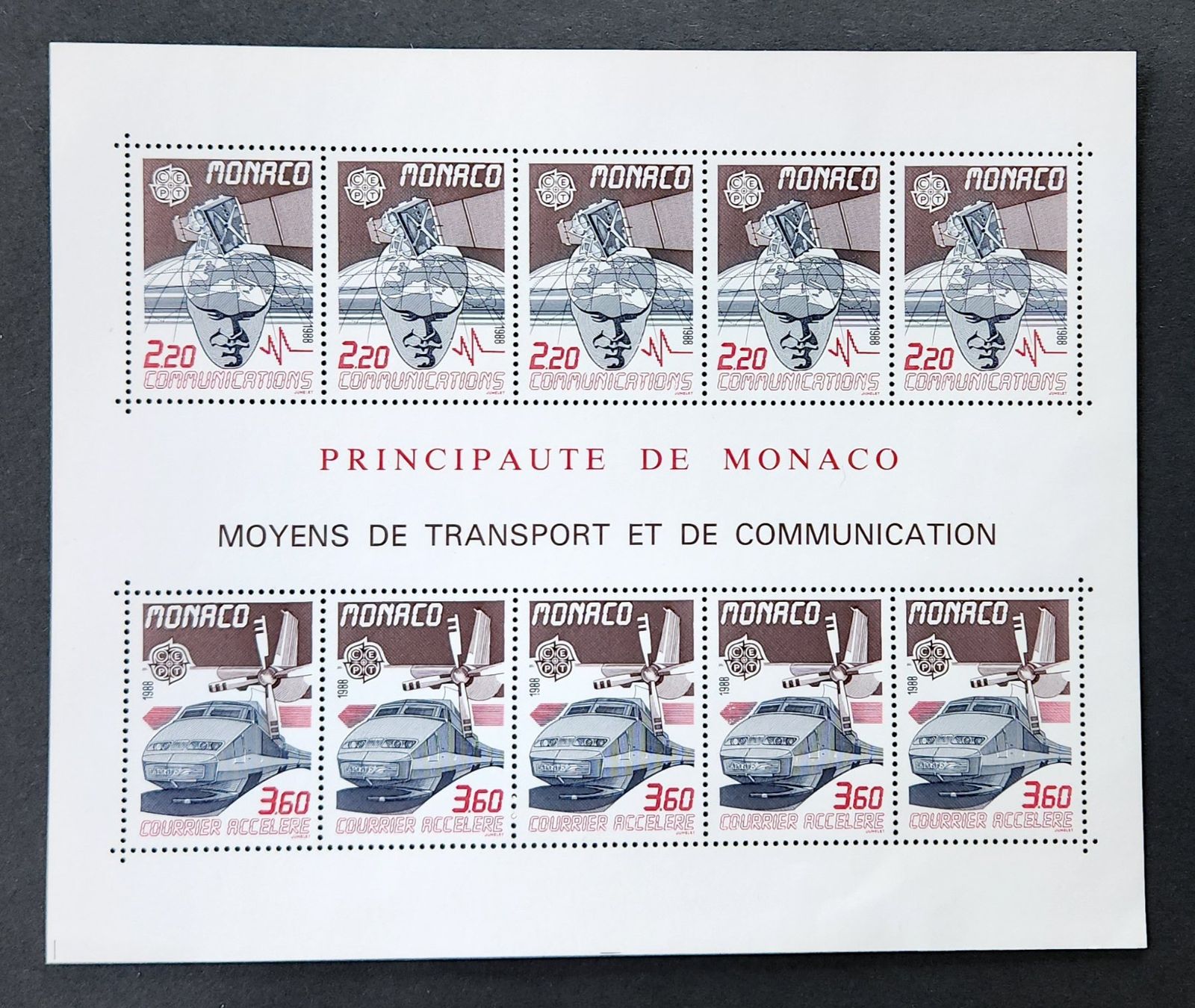 Tutti i francobolli: Monaco-Mi Block 39 ** (1988) – Nuovo (secondo la descrizione) da Hittnau venduto da stamps_and_coins