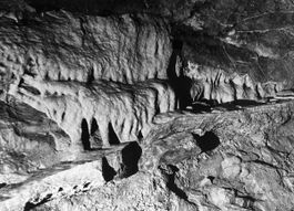 Foto E. Grubenmann, Appenzell, Säntis Höhle, 12x17 cm