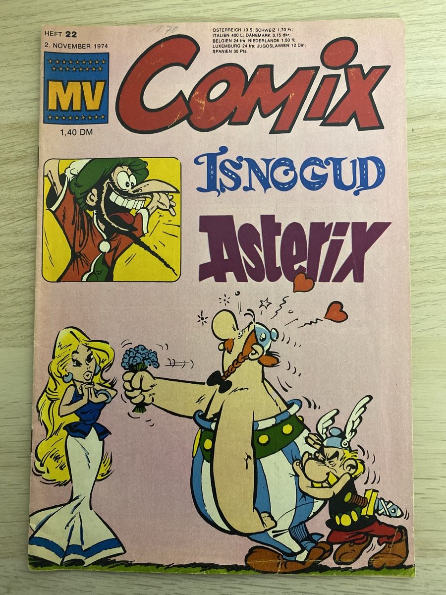 Comics: MV Comix: Isnogud & Asterix Heft 22, Nov. 1974 – Gebraucht aus Basel von spider-loc
