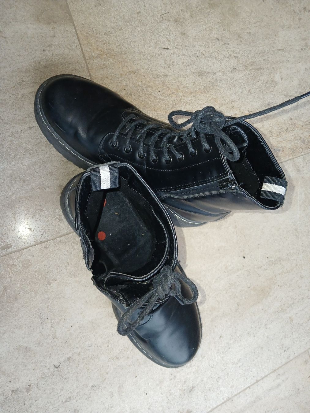 Herrenschuhe: Bottes platform, style dr Martin vegan, taille 39 – Gebraucht aus Biel/Bienne von mar_kdk9 2