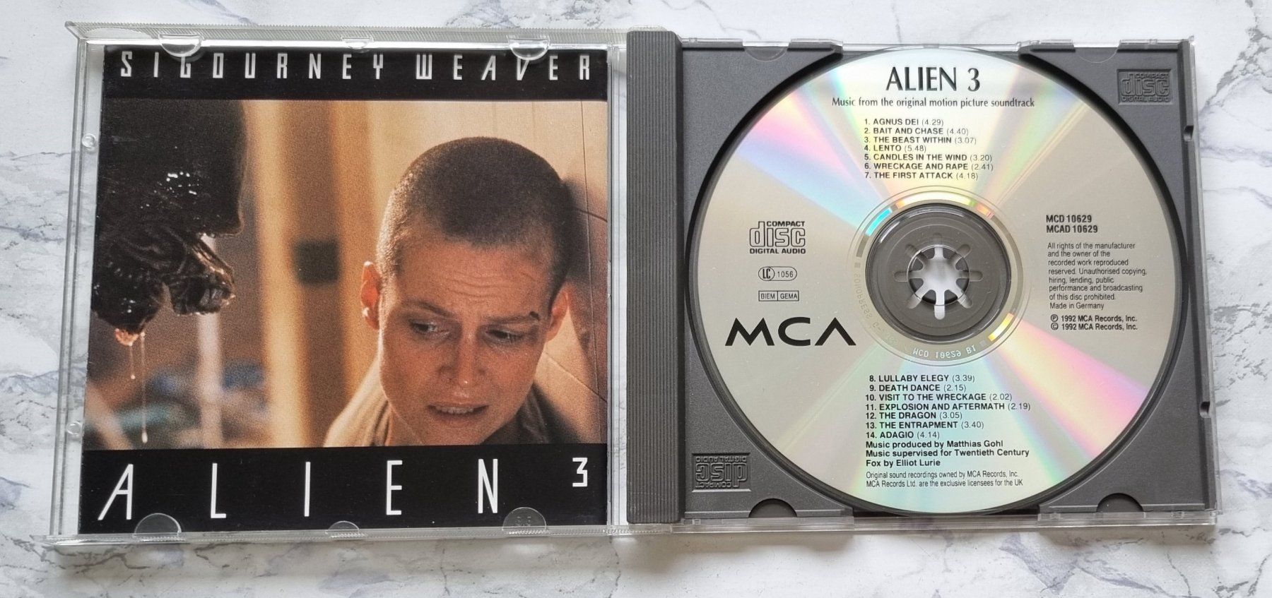 CDs: cd ALIEN 3 -  Music composed by ELLIOT GOLDENTHAL 1992 – Gebraucht aus Fribourg von  2