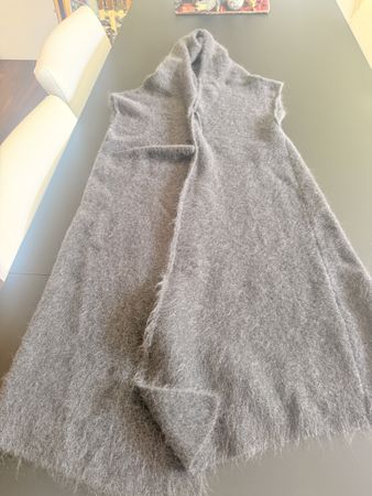 Damen Strickweste blaugrau Sarah Pacini 