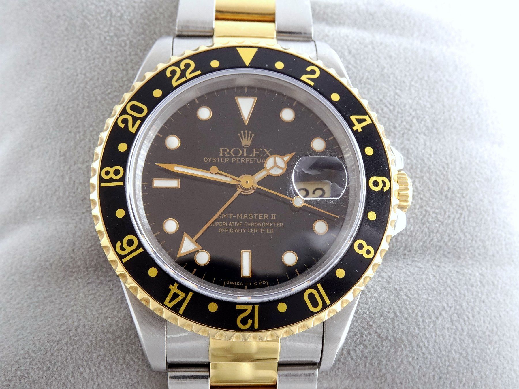 Rolex Orologi: ROLEX GMT MASTER II 18K/SS 1995 REF 16713 AUTOMATIK HERREN – Usato da Zürich venduto da SWISSTIMEARTS-AG 1