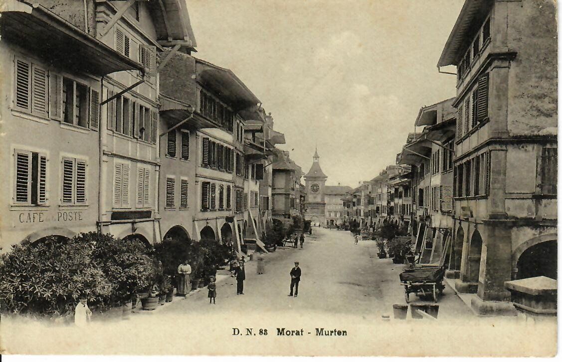 Cartoline postali: Murten 1912 – Usato da Hochdorf venduto da Ziegel-16