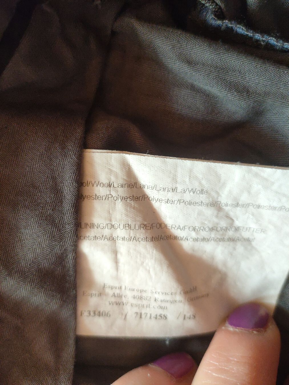 Esprit Completi: Esprit Herren Anzug mit Hose Gr 48 – Usato da Morens FR venduto da christa25 7