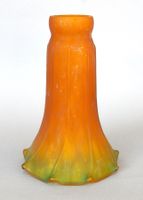 Jugendstil « Tüten- / Lilienglas - Lampenschirm » - 14.2cm