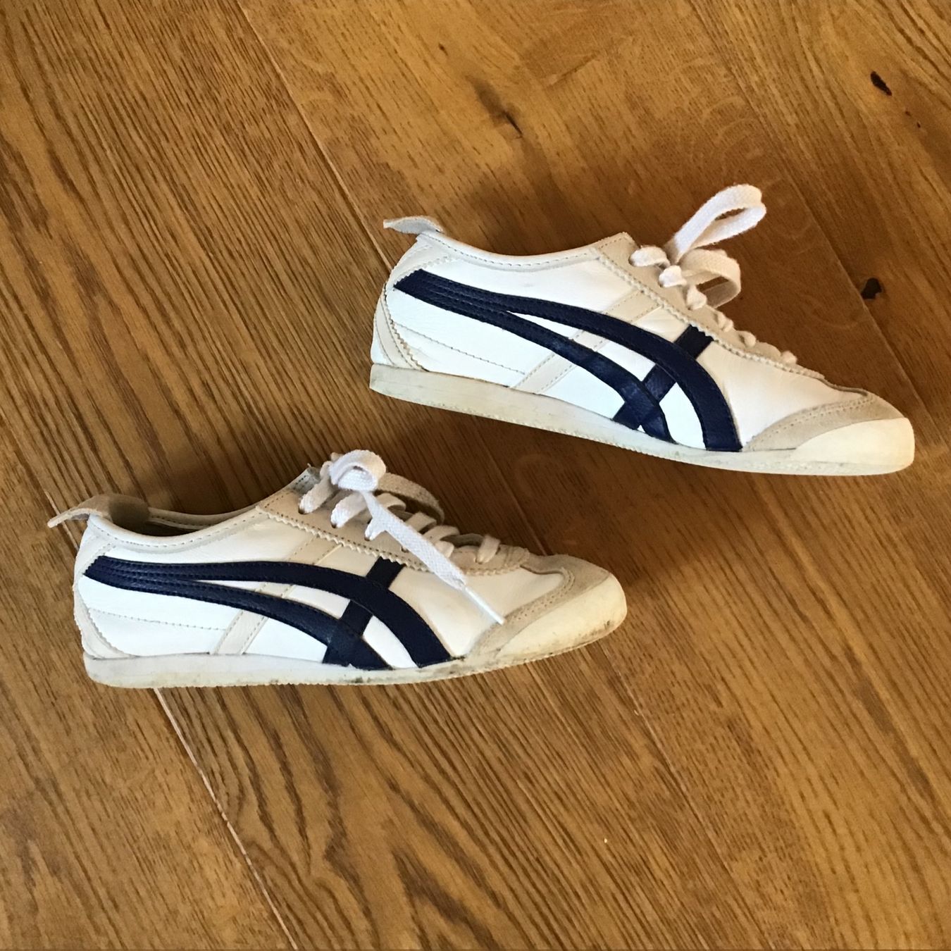 Onitsuka Scarpe per ragazzi: Onitsuka Tiger Sneakers Weiss Blau Gr 33.5 – Usato da Rotkreuz venduto da GerberaSpider08 1