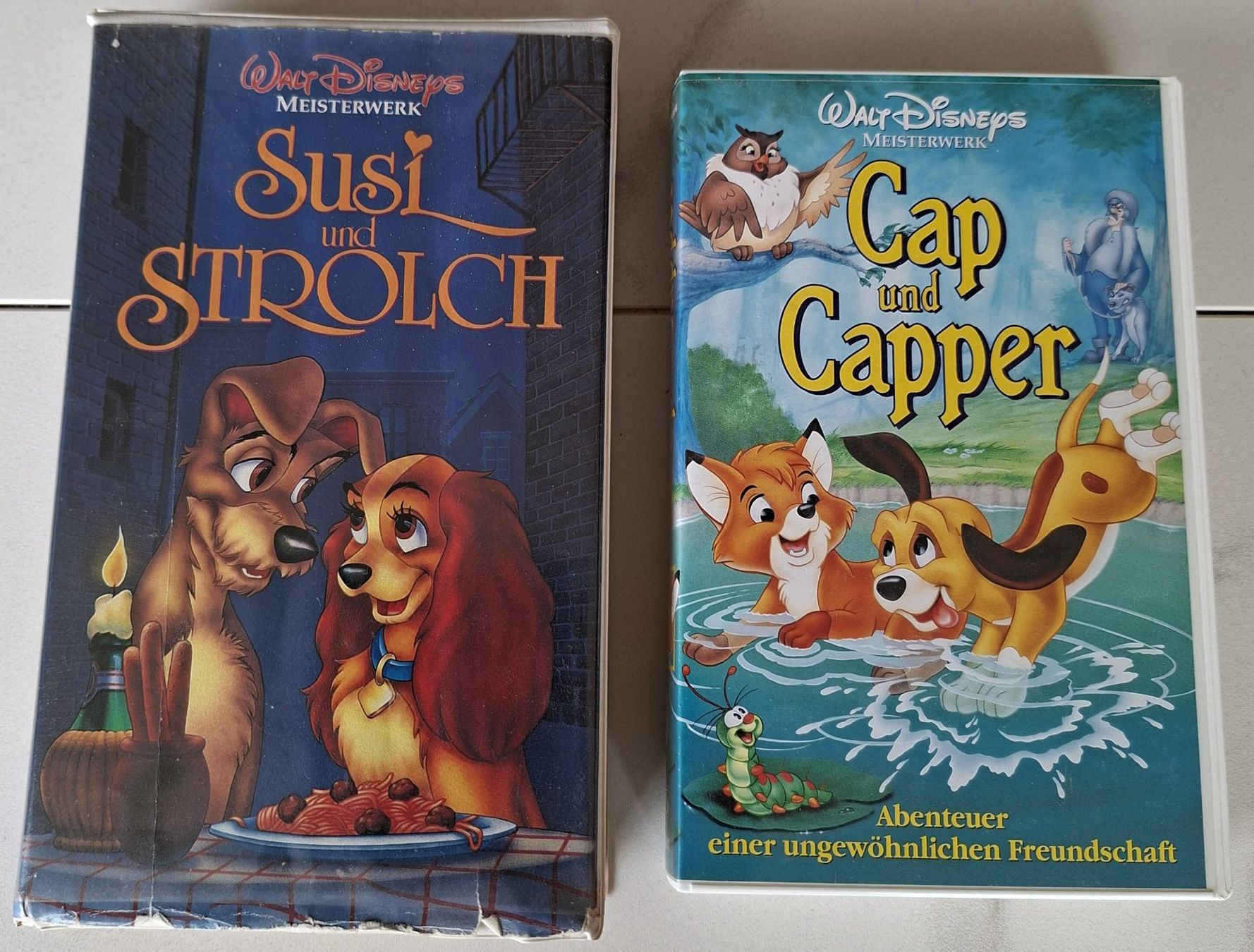 Tutti i VHS: VHS Disney Susi & Strolch & Cap & Capper – Usato da Ziefen venduto da MullerD