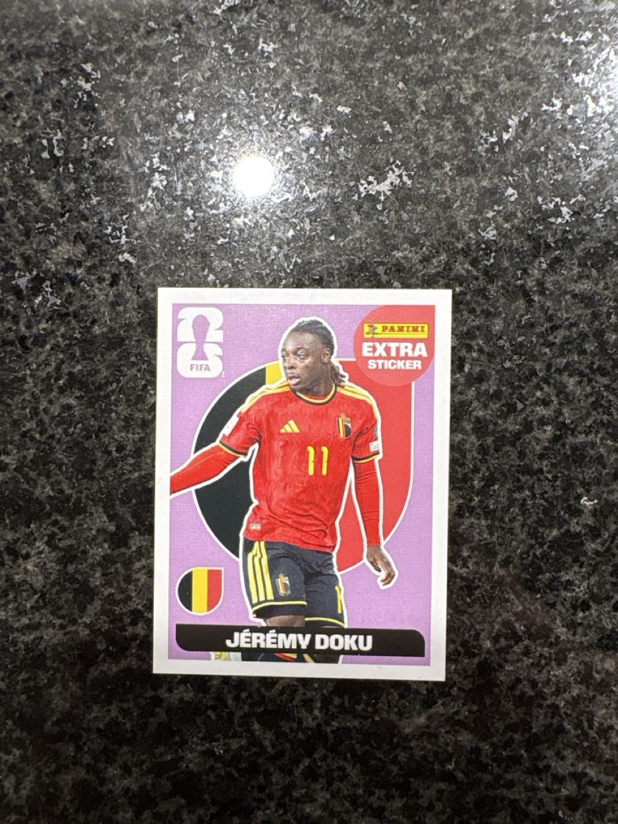 Panini Carte collezionabili: Panini WM 2026 Jeremy Doku – Usato da Bern venduto da Christoph2233