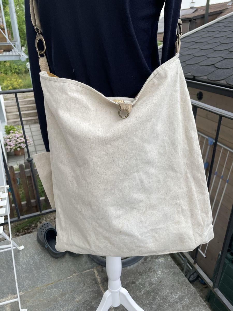 Borse da donna: Wende Cotton Tasche farobag 49x42 cm – Usato da Zürich venduto da Pamuk04 5