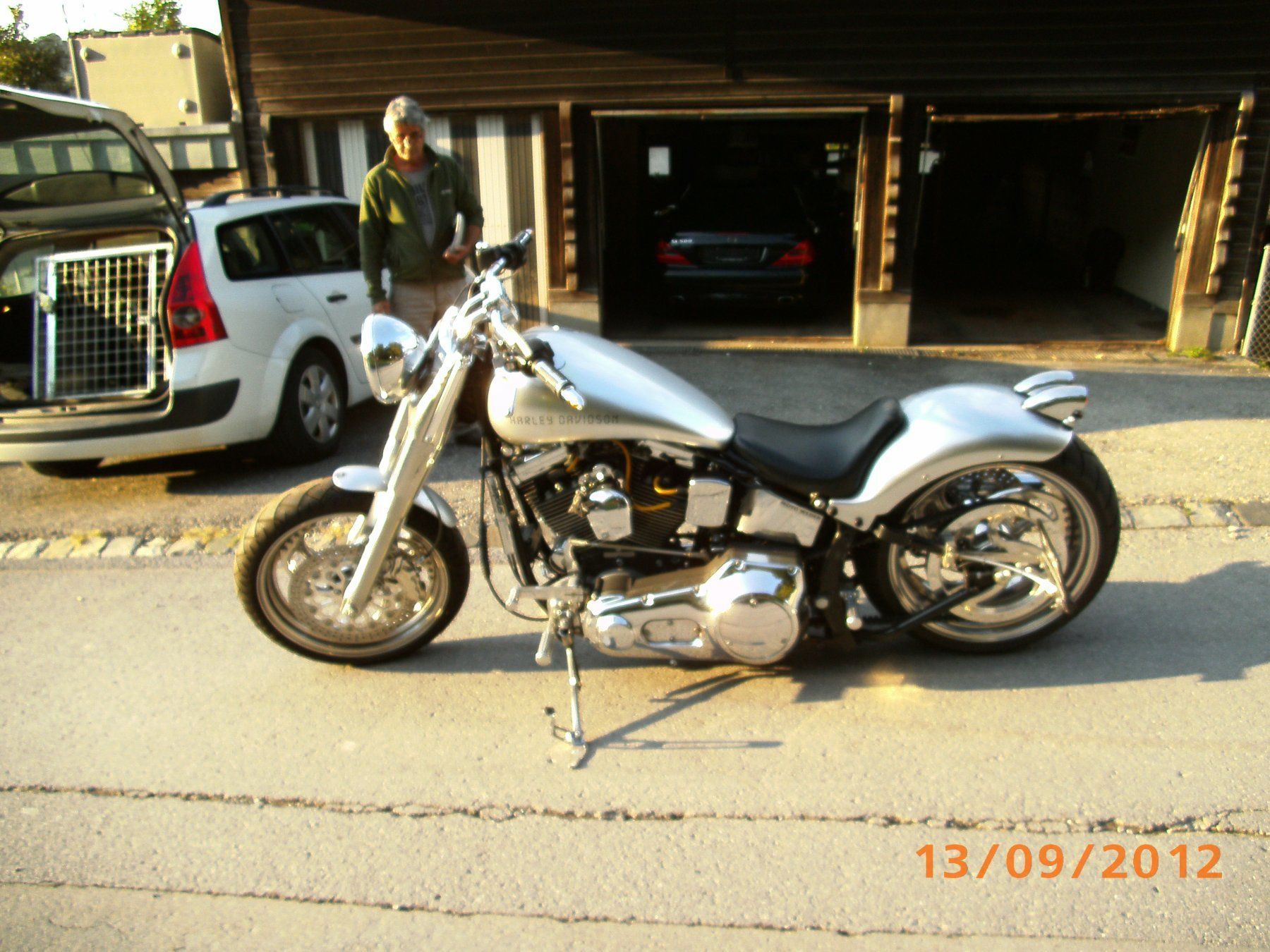 Harley-Davidson Altro: Harley-Davidson, FLSTF Fat Boy, einzigartiger Umbau ab MFK . – Usato da Thal venduto da alfi27 2