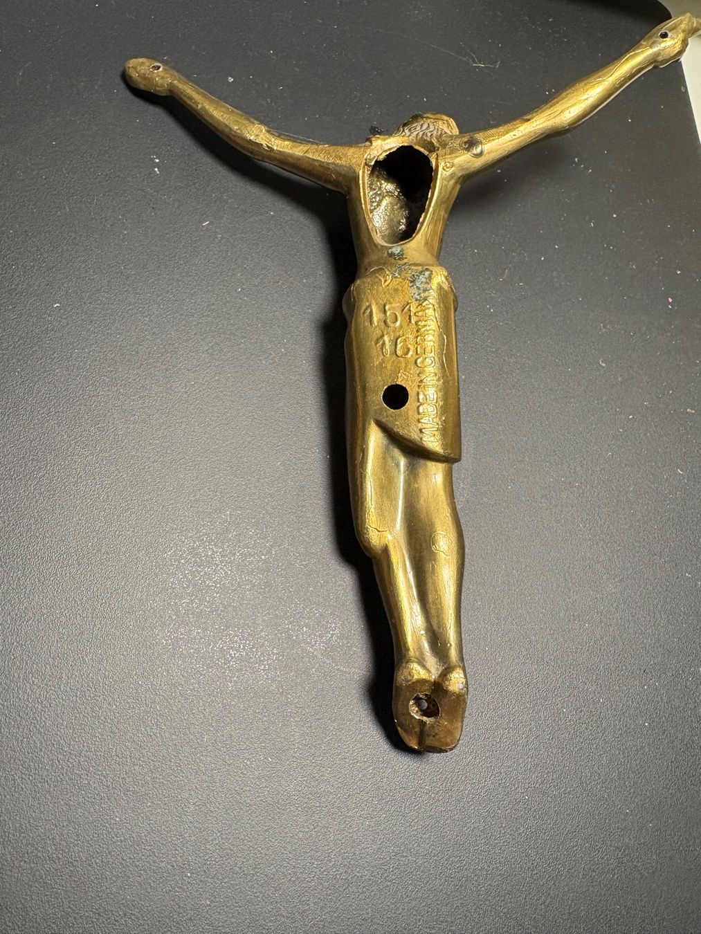 Statuette: Messing Figur 15 cm Lang – Usato da St. Peterzell venduto da verena40 1