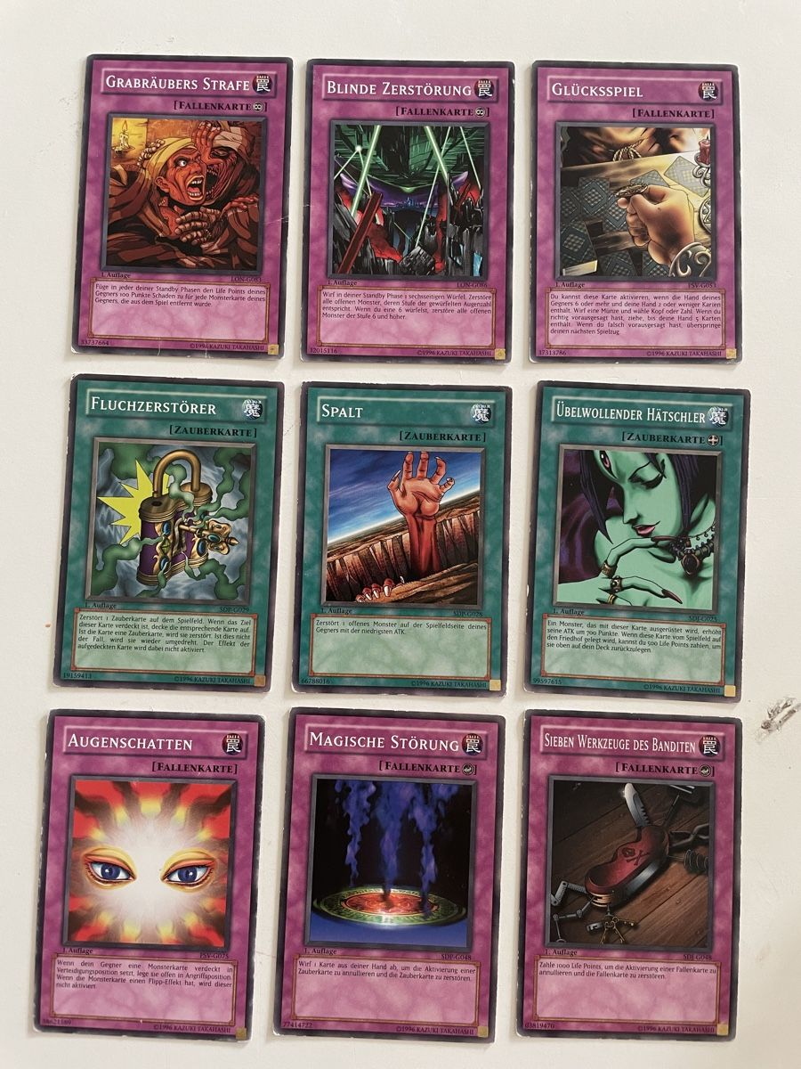 Yugioh Carte collezionabili: Yugioh 1 Auflage 9 Stk. Deutsch – Usato da Zürich venduto da Bomboo