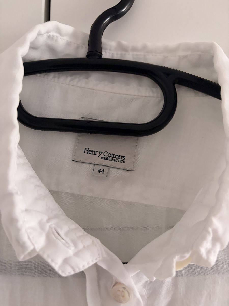 Blusen: Weisses Hemd von Henry Cotton's – Gebraucht aus Zürich von sher_locked 2