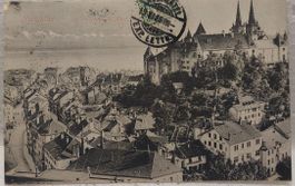 NEUCHÂTEL - Le Château & les Alpes - 1906