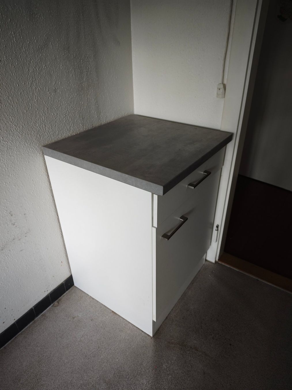 Cassettiere: Schubladenkommode weiss, 2 Schubladen, freistehend – Usato da Basel venduto da loveit