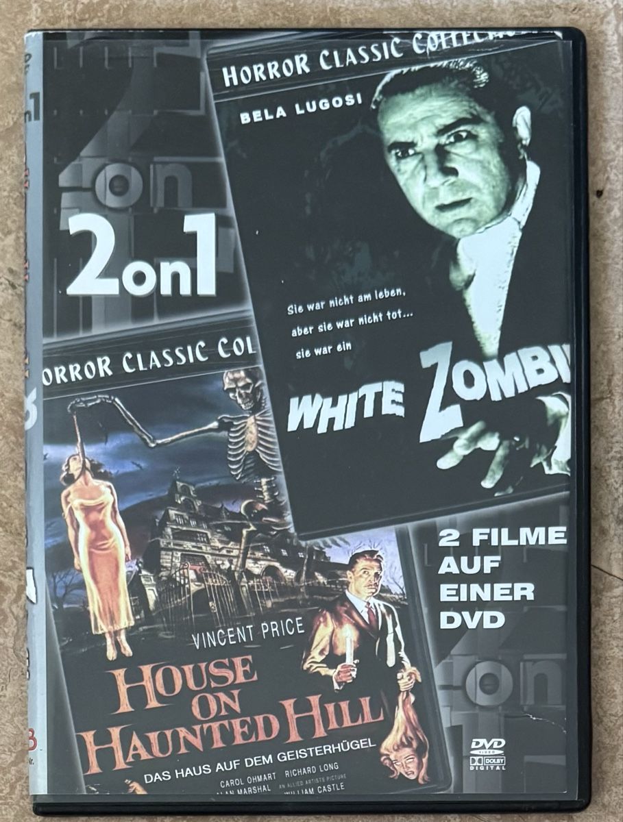 Tous les DVDs: WHITE ZOMBIE UND HOUSE ON HAUNTED HILL – Neuf (Voir description) à Dietikon par AndreaSch01