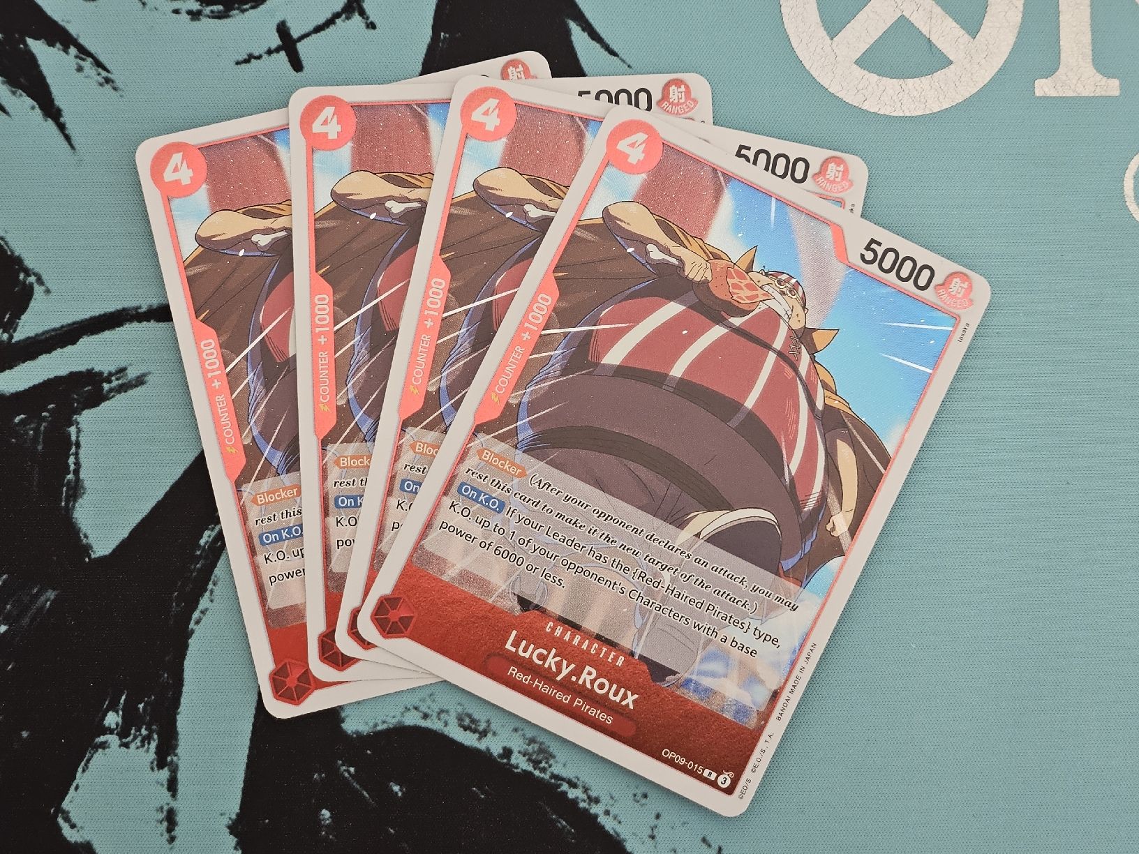 Bandai Sammelbilder & Trading cards: 4x One Piece TCG - Lucky Roux EN – Neu (gemäss Beschreibung) aus Safnern von wil_z6qf
